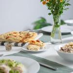 Argon Tableware Set of 6 White Ceramic Plates