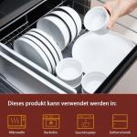 WishDeco Set of 6 White Ceramic Ramekins