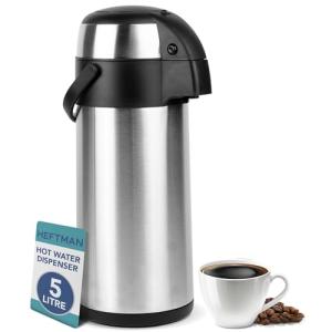 HEFTMAN 5L Stainless Steel Thermal Coffee Carafe