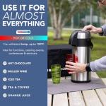 HEFTMAN 5L Stainless Steel Thermal Coffee Carafe