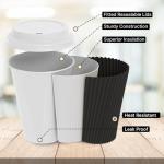 50 Pack Insulated Takeaway Coffee Cups with Lids