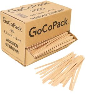 Wooden Coffee Stirrers - Eco-Friendly 5.5" Pack of 1000