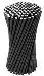 500 Biodegradable Black Paper Drinking Straws 8
