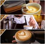 Stainless Steel Milk Frothing Pitcher with Measurement