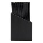 Black Faux Leather A4 Menu Holders with Box