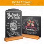 AHAQU 4PCS A4 Tabletop Chalkboard Menu Signs