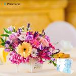 20 Mini Acrylic Sign Display Stands for Labels