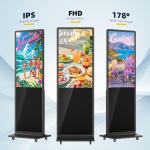 43-Inch Digital Signage Kiosk with Wheels