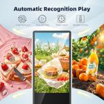 43-Inch Digital Signage Kiosk with Wheels