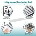 BOKIOVIN 2-Tier Spice Rack Organizer for Kitchen