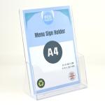 A4 Portrait Free Standing Brochure Holder Display