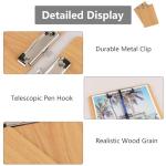 CYEER A4 Wooden Clipboard Pack of 12