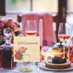 Gold Steel Table Number Holders - 14 Pack