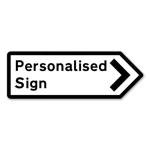 Personalized UK Direction Arrow Sign - Pointing Right