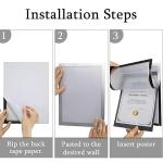 Mutualsign A4 Magnetic Self-Adhesive Sign Holder Set