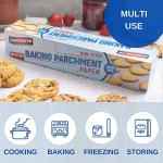 50m Premium Baking Parchment Paper for Kitchen Use