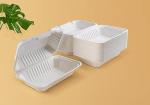 50 Eco-Friendly Clamshell Takeaway Boxes, 9x6 inch