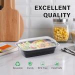 Femora 50 Pack 32 oz Reusable Meal Prep Containers