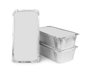 Ayn Al Madina Mini Aluminum Food Storage Containers 100 Pack