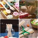 300pcs Eco-Friendly Wooden Cutlery Set