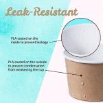 100-Pack Kraft Brown Paper Ice Cream & Soup Bowls