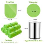 30L Compostable Bin Liners - 100 Bags