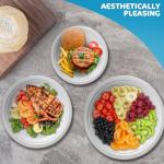 Eco-Friendly 10-Inch Heavy Duty Disposable Plates 50ct
