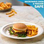 Eco-Friendly 10-Inch Heavy Duty Disposable Plates 50ct