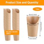 100 Pack 12oz Kraft Fries & Snack Holders