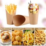 100 Pack 12oz Kraft Fries & Snack Holders
