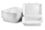Takeaway Fish & Chips Containers with Lids - 50 Pack