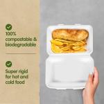 Takeaway Fish & Chips Containers with Lids - 50 Pack