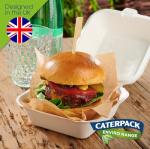 Biodegradable Burger Boxes - 50 Pack
