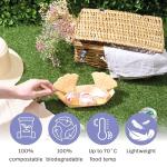 Large Bamboo Boats for Appetizers - 100 Pack