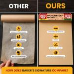 Non-Stick Baking Paper Roll with Cutter - 38cm x 64m