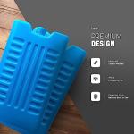 KEPLIN 6 Pack Reusable Ice Blocks for Coolers