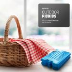 KEPLIN 6 Pack Reusable Ice Blocks for Coolers