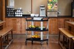 3-Tier Catering Trolley with Smooth Wheels