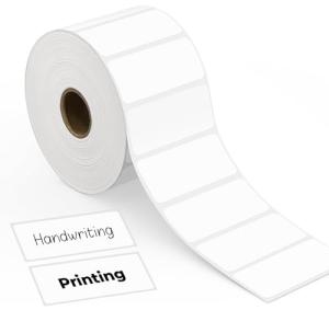 Sticky Printer Labels - 1000 Self-Adhesive Rolls