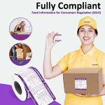 Allergen Sticker Labels – 600pc Roll for Kitchens