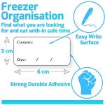 Innoveem Easy Peel Off Freezer Labels - 100 Pack