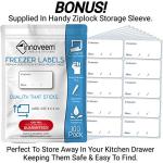 Innoveem Easy Peel Off Freezer Labels - 100 Pack
