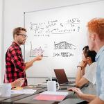 Magnetic Dry Erase Whiteboard with Markers and Magnets