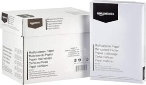 Amazon Basics A4 Multi-Purpose Printer Paper, 2500 Sheets