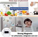 Kyzistn Magnetic Digital Kitchen Timer Set (6 Pack)