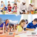 Kyzistn Magnetic Digital Kitchen Timer Set (6 Pack)