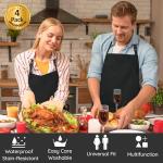 Atopo Waterproof Chef Apron Set with Pockets