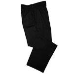 Black Baggy Chef Trousers with Elastic Waist