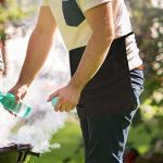 Nuoshen Black Waist Apron 2-Pack with Pockets