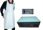 1000 White Disposable Plastic Aprons for Adults